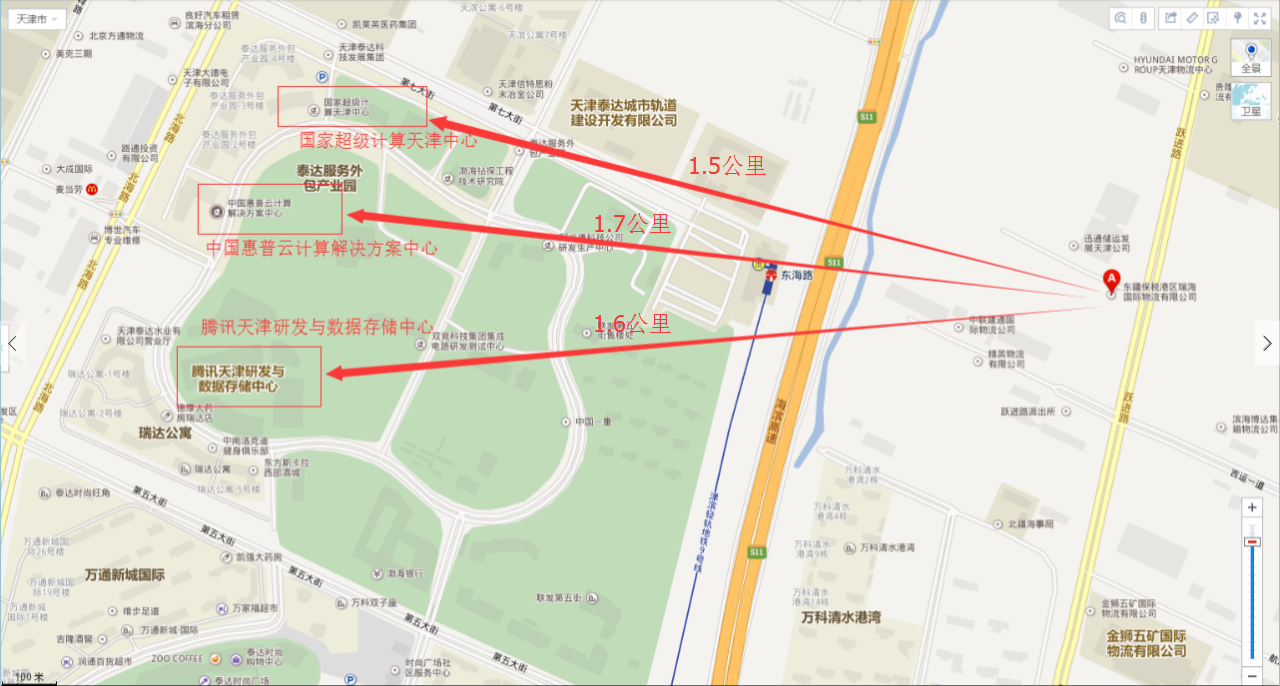 天津爆炸事故 互联网数据中心